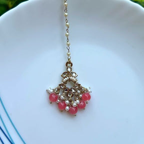 Bindi Pink Indo-Western Necklace Set