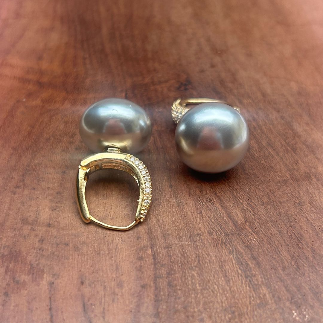 Skaylin Brown Pearl Earring