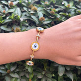 Viral Round Evil Eye Bracelet