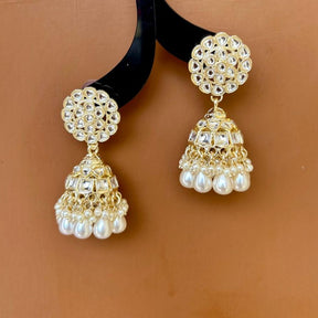 Fatima Gold Jhumkas