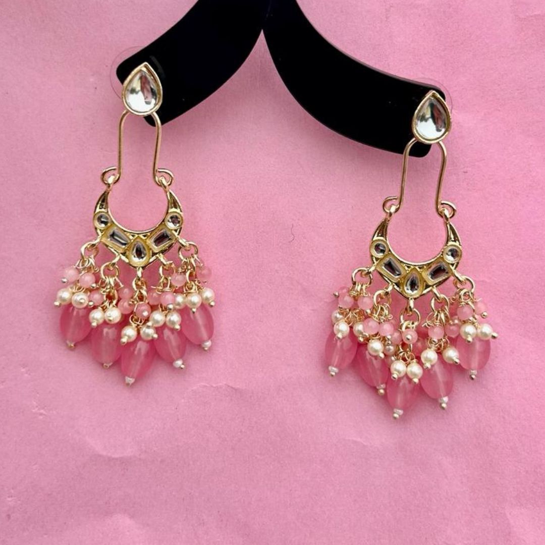 Sehar Pink Earrings