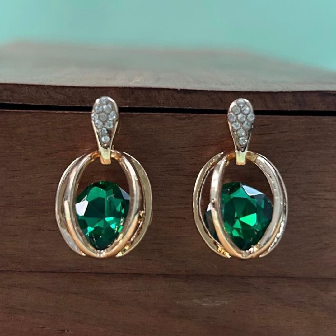 ELF Green Earrings