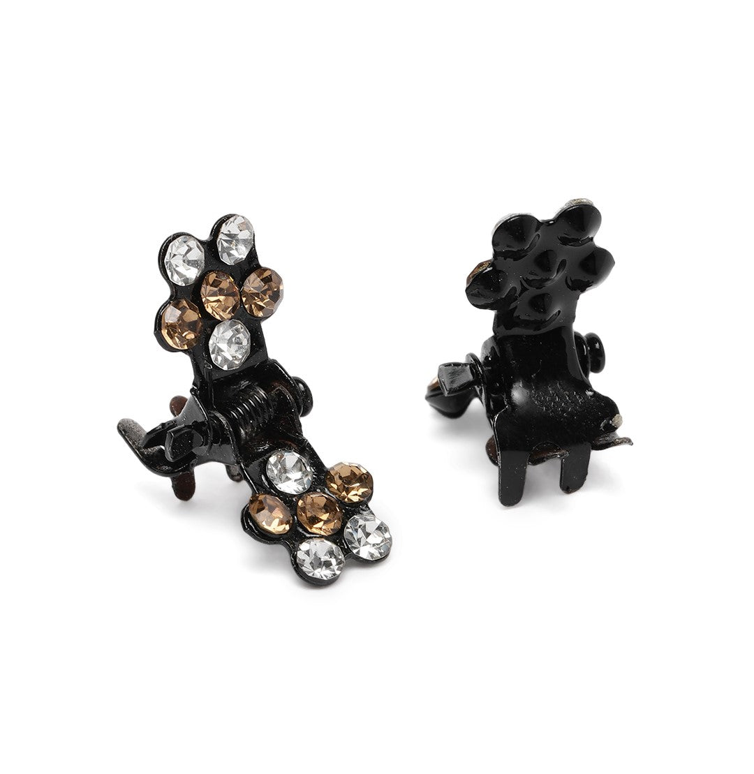 LAIDA Women Set of 12 Embellished Claw Clip