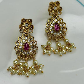 Narayani Navratan Necklace Set