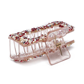 LAIDA Women Set of 2 Embellished Claw Clip