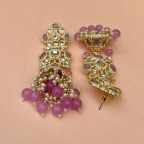 Urvi Light Purple Jhumkas