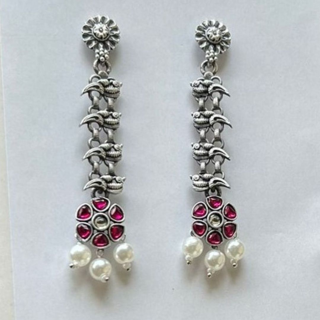 Niti Ruby Earrings