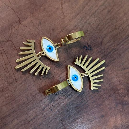 Ayin Evil Eye Earrings