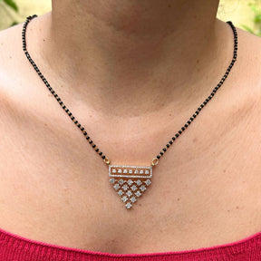 Swara American Diamond Mangalsutra Set