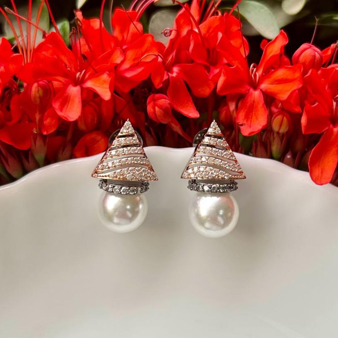 Radiant Pearl Drop Earrings