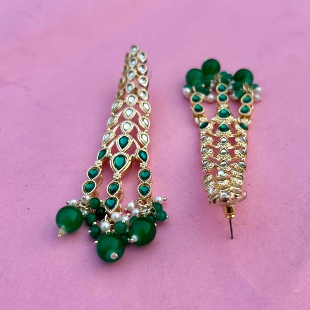 Riya Green Earrings