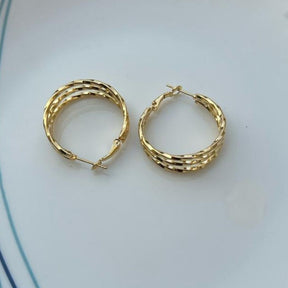 Trio Hoop Earrings