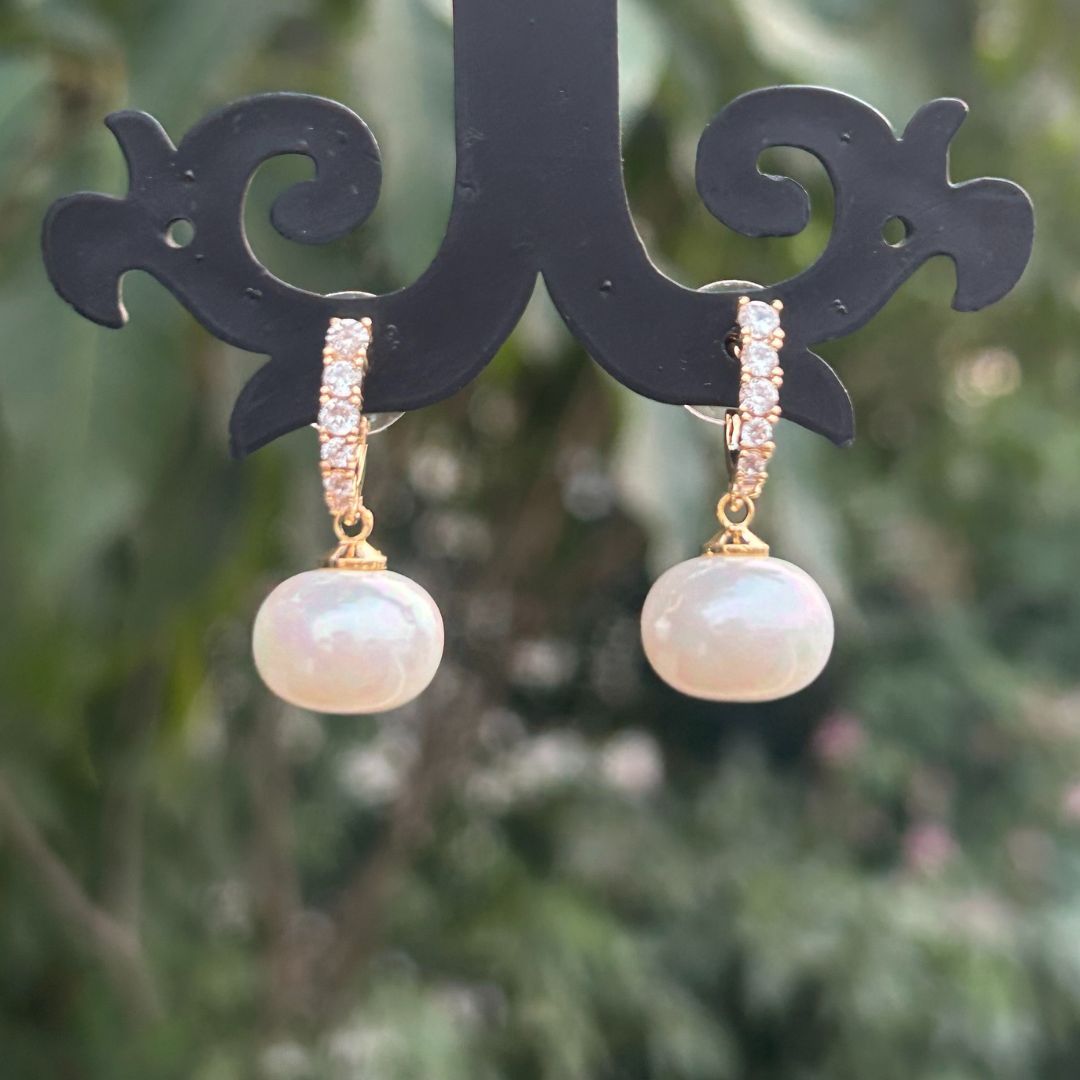 Charli White Pearl Earring