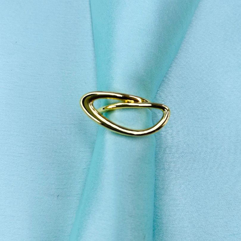 Hollow Oval Finger Ring