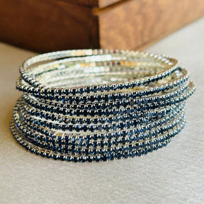 Stretchable Navy Blue Bracelet
