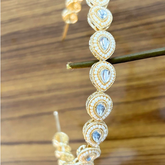 LAIDA Women Embellished Metal Hairband