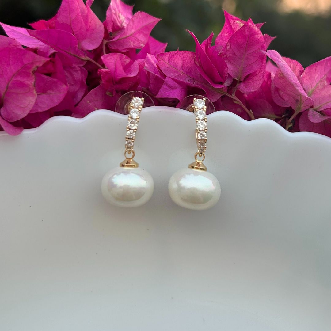 Charli White Pearl Earring