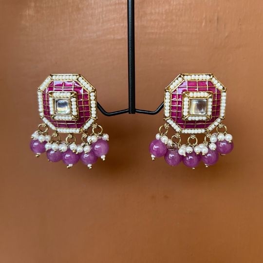 Zuni Purple Earrings