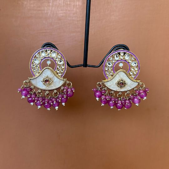 Johi Purple Earrings