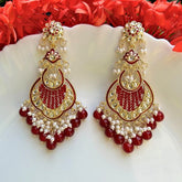 Menka Kundan Chandbalis Earrings