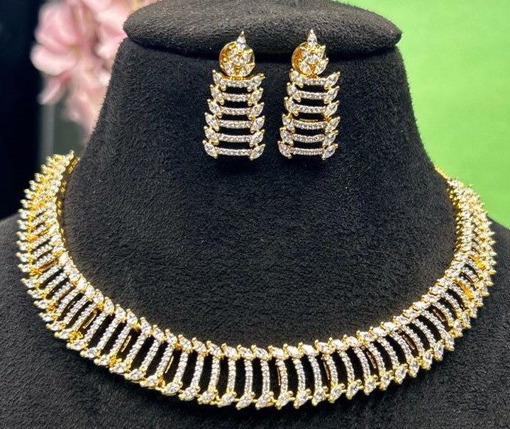 Sonam Kapoor CZ Designer Necklace Set