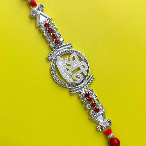 Shree American Diamond Rakhi with Roli and Chawal