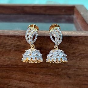 Pavika American Diamond Jhumka