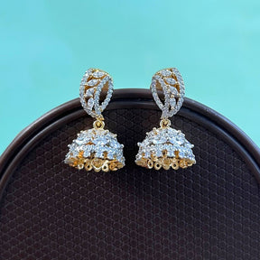 Pavika American Diamond Jhumka