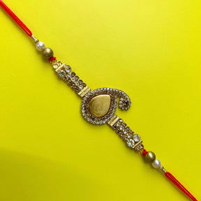 Mor Pankha Rakhi with Roli and Chawal