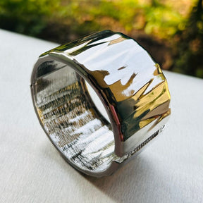 Silver Openable Kada/Cuff - Broad