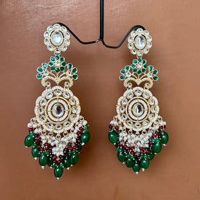 Haani Green Chandbalis