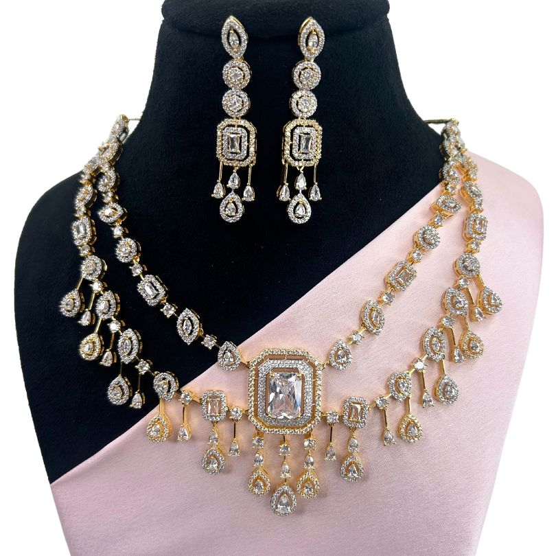 Florence American Diamond Necklace Set