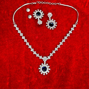 Gemma Sapphire Blue CZ Designer Set