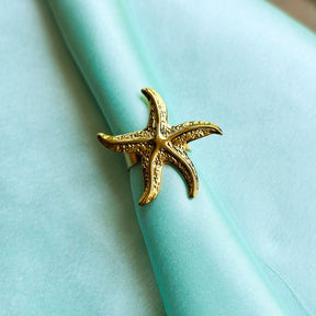 Star Golden Statement Finger Ring