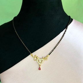 Love Ruby Heart Mangalsutra