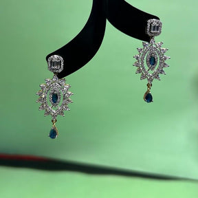 AMY CZ Sapphire Blue Designer Set