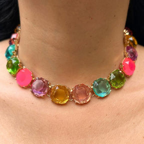Mais Multicolor Statement Necklace