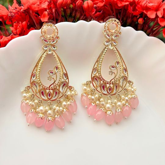 Saaf Pink Chandbalis