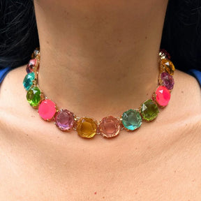 Mais Multicolor Statement Necklace