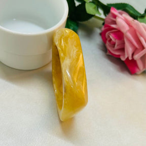 Yellow Resin  Bangles