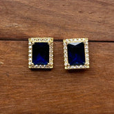 Ritu Blue Stud Earrings