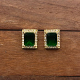 Ritu Green Stud Earrings