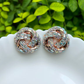 Zion Knot Silver Statement Studs