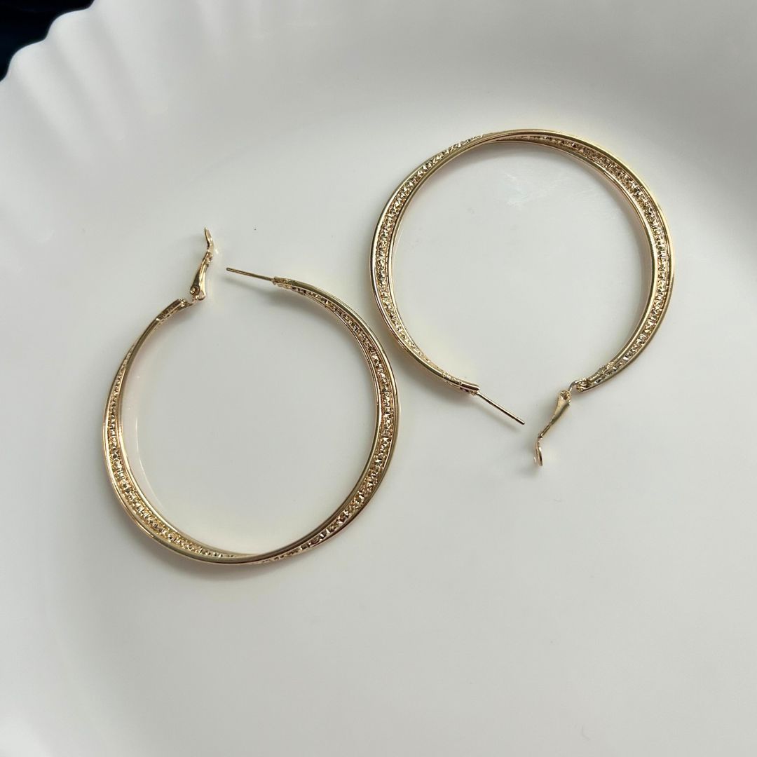 Maci Golden Hoop Earrings