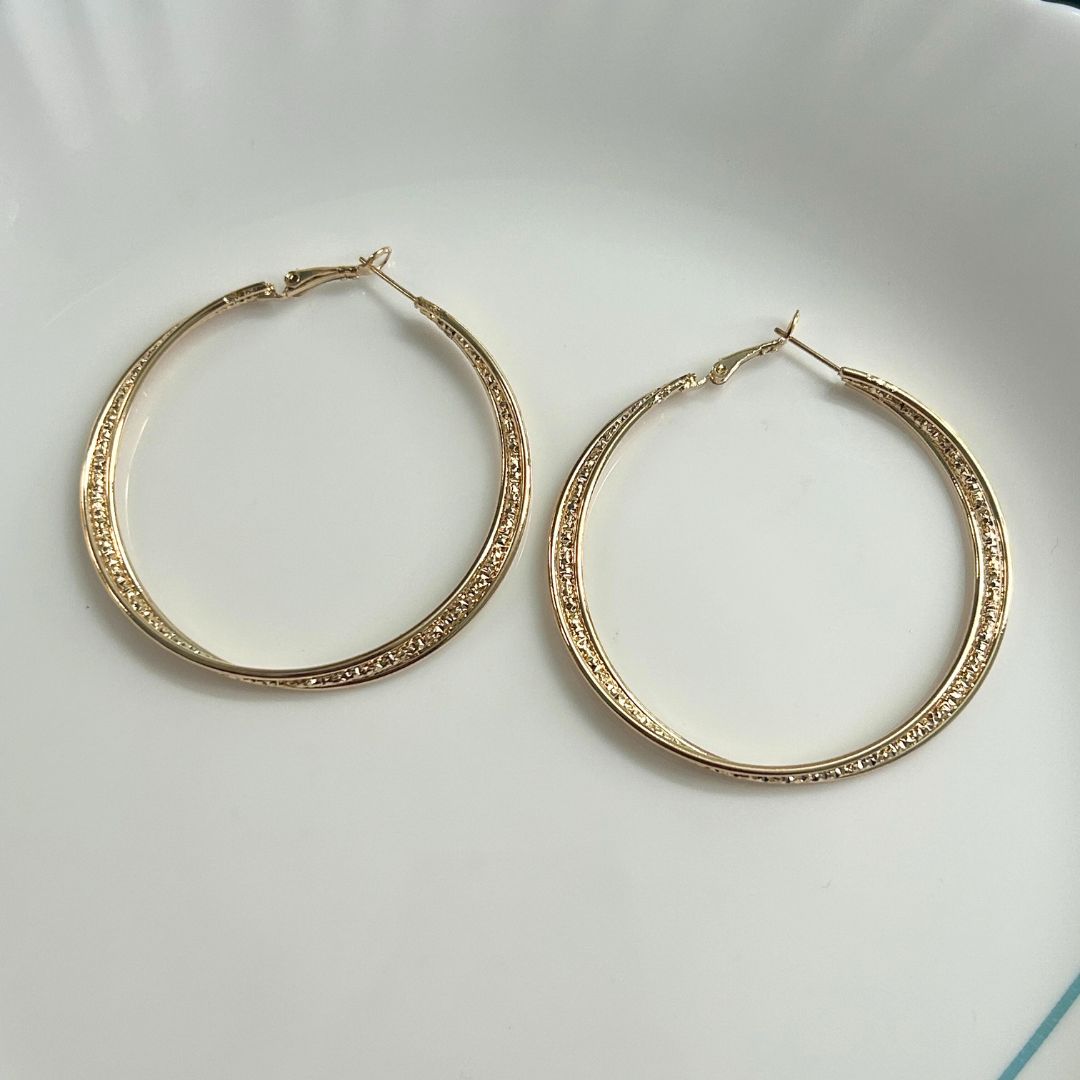 Maci Golden Hoop Earrings