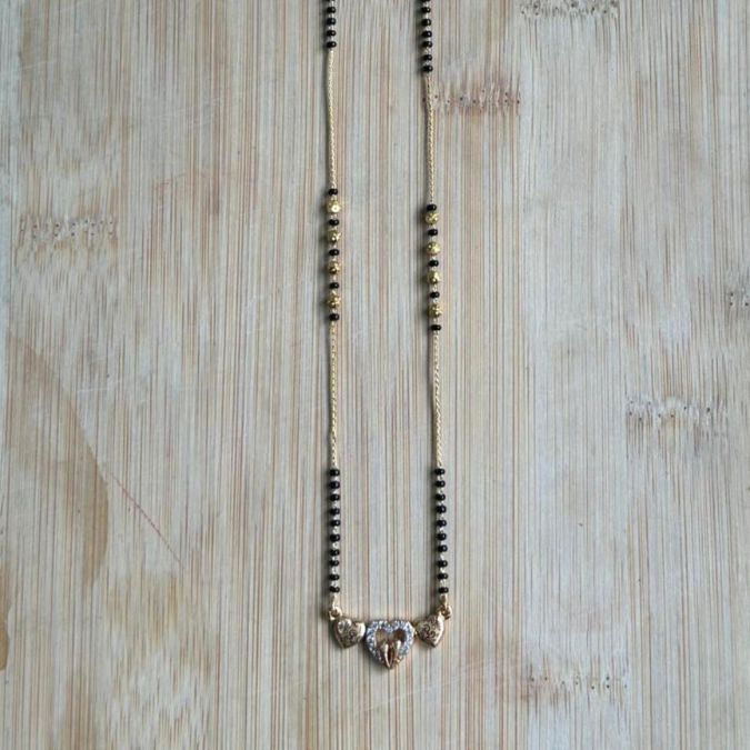 Trio Heart Mangalsutra