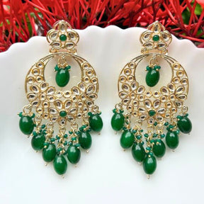 Sheeya Rama Green Chandbalis