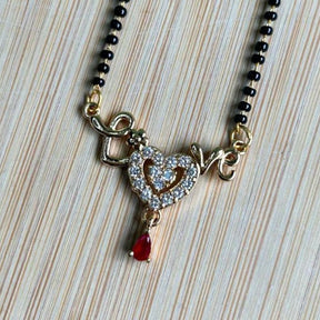 Love Ruby Heart Mangalsutra