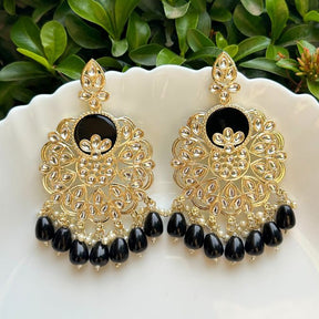 Lalita Kundan Chandbalis Earrings