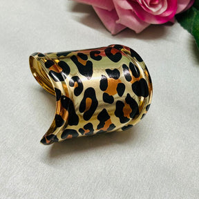 Animal Print Gold - Plated Cuff